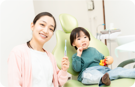 ゆっくり慣れてから治療スタート