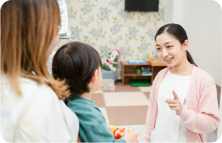 親御さんとの連携を重視