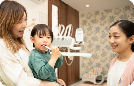 個別の歯みがき指導