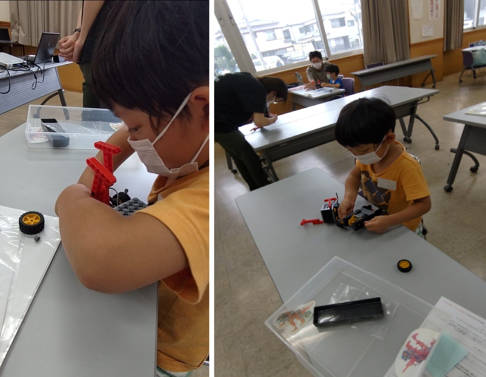 息子のロボット教室